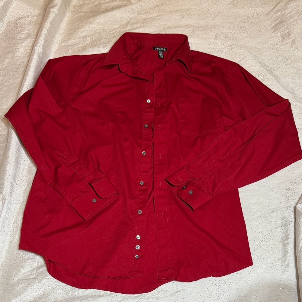 George Men's Red Shirt size XL